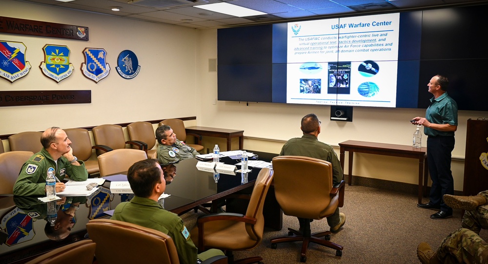 Team Nellis hosts 12th Air Force Foreign Liaison Officers