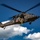USAARL's UH-60M Black Hawk helicopter performing dynamic hoist operations