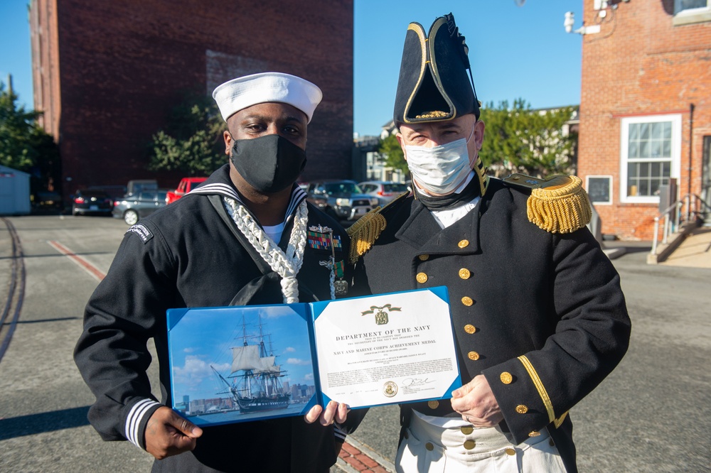 Sailor completes tour aboard USS Constitution