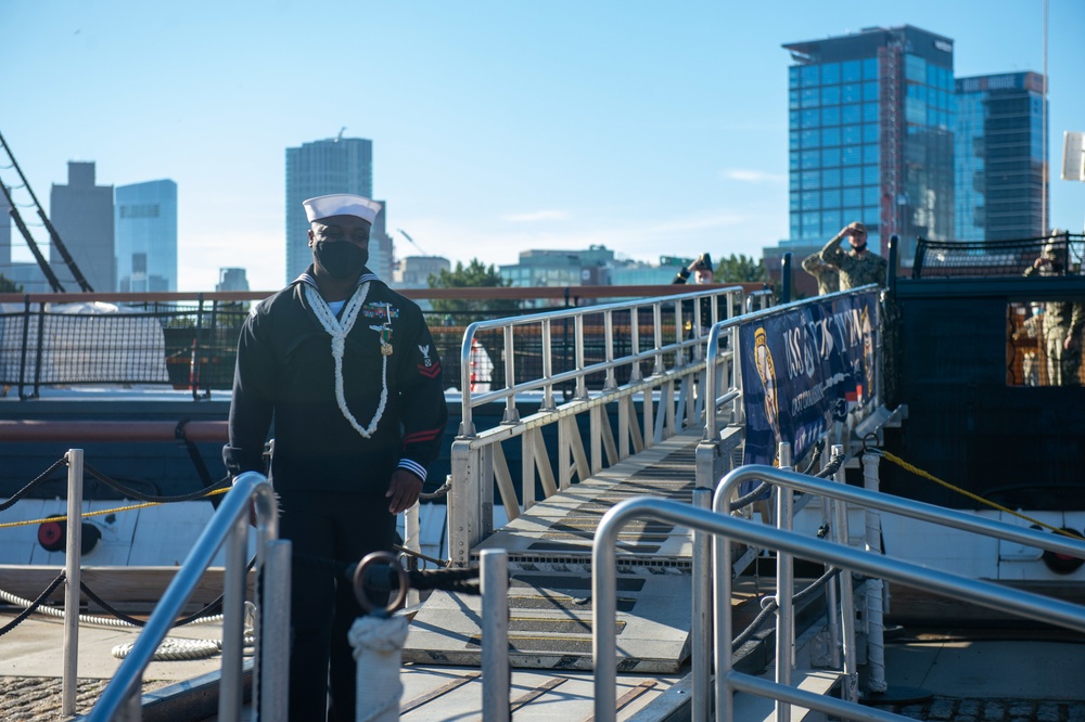 Sailor completes tour aboard USS Constitution