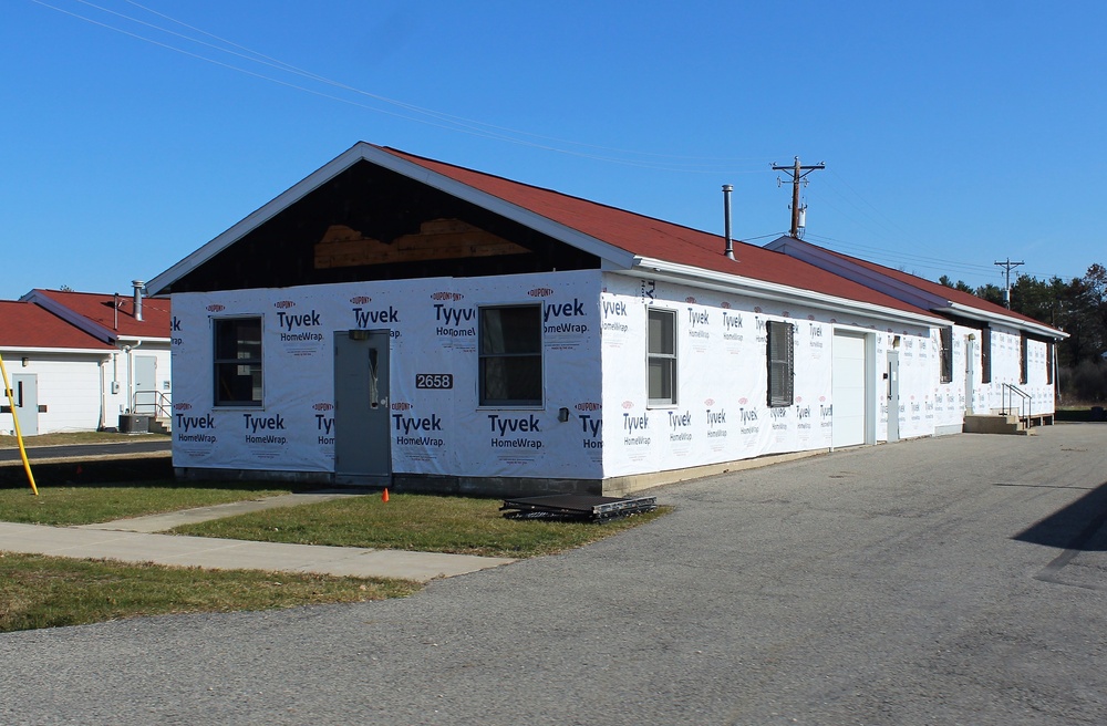 World War II-era buildings receiving upgrades at Fort McCoy
