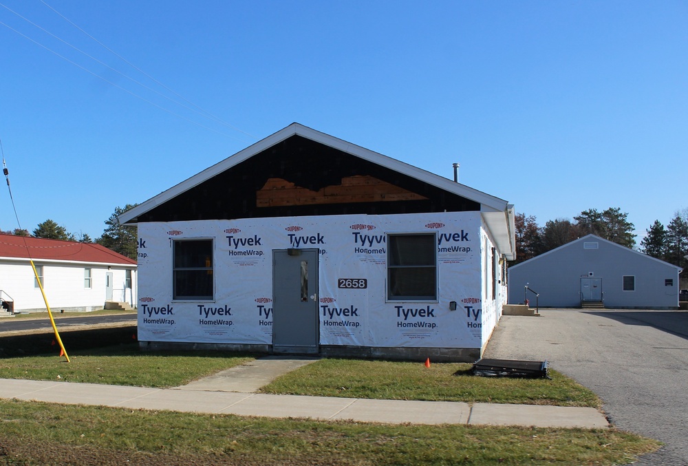 World War II-era buildings receiving upgrades at Fort McCoy