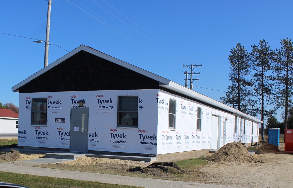 World War II-era buildings receiving upgrades at Fort McCoy