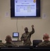 U.S. Marines with the 2nd Landing Support Battalion command team toured the Combat Logistics Company (CLC) 21 Aerial Port of Embarkation/Debarkation (APOE/D)