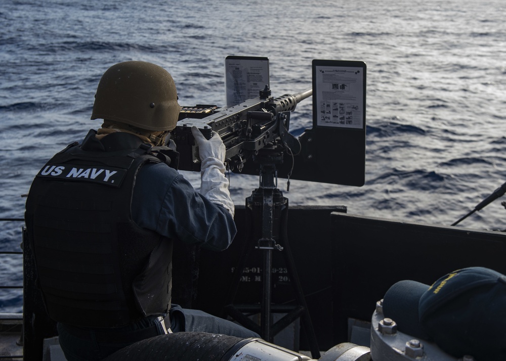 USS Curtis Wilbur Conducts Gunnery Exercise with HMCS Winnipeg