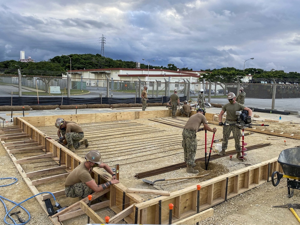 NMCB-3 Constructs USMC G/ATOR Facility in Okinawa