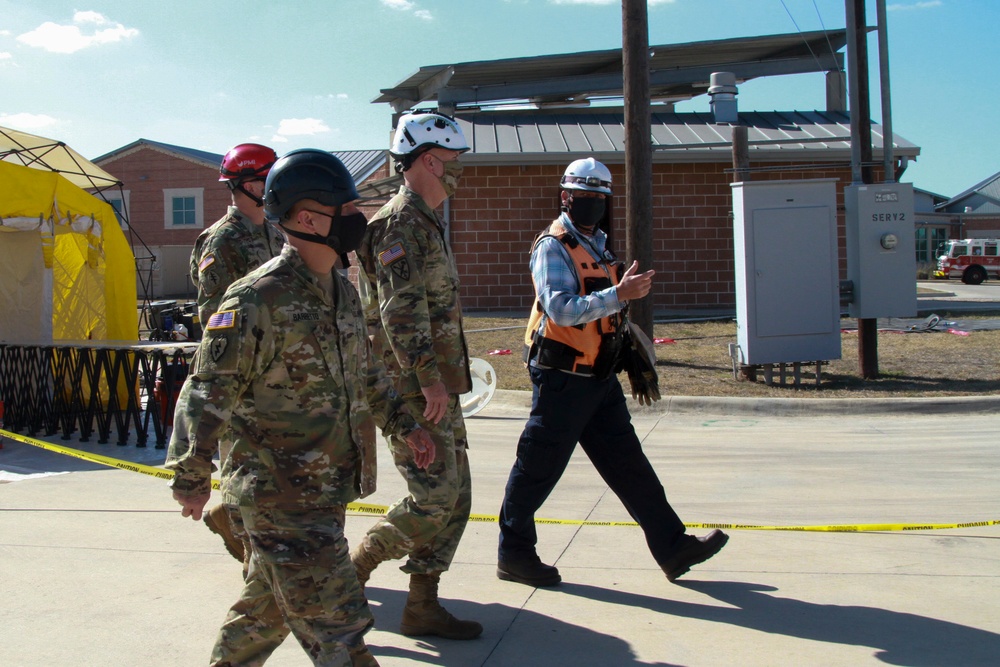 ARNORTH's Civil Support Training Activity conducts response training in San Antonio