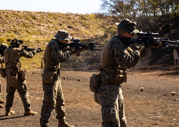 U.S. Marines participate in advanced marksmanship drills during exercise Fuji Viper 21.1