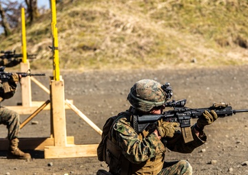 U.S. Marines participate in advanced marksmanship drills during exercise Fuji Viper 21.1