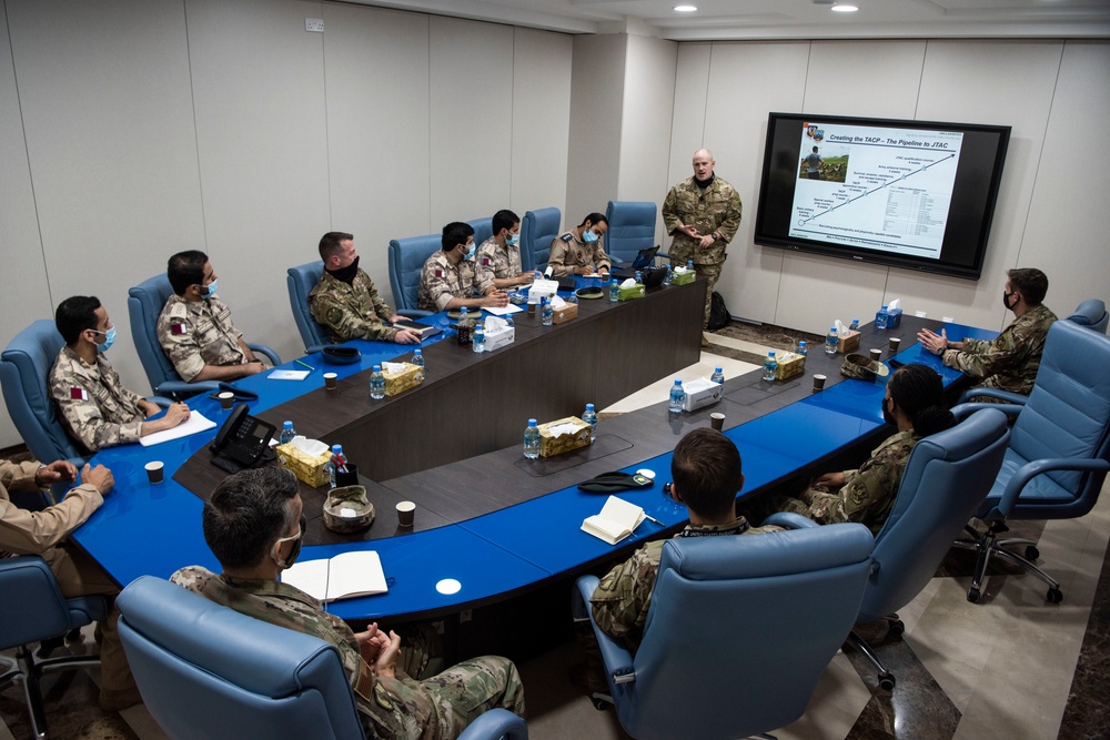 USAFCENT mentors Qatar Emiri Air Force in TACP program development