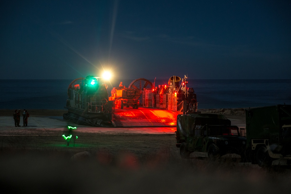 15th MEU Marines establish firing points with HIMARS