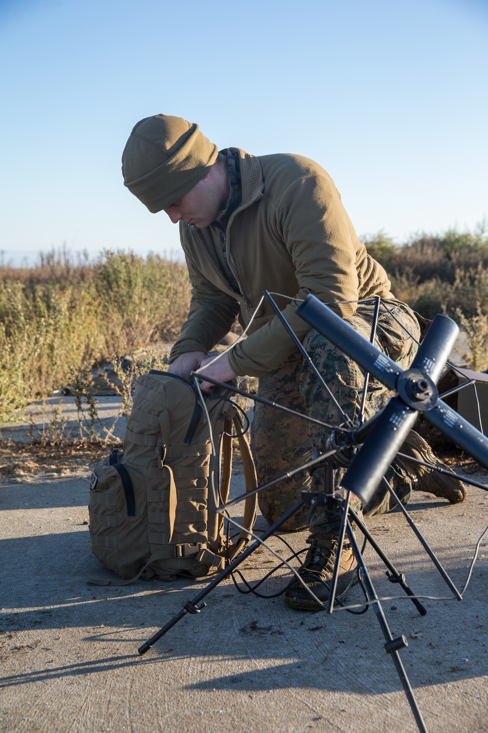 15th MEU Marines establish firing points with HIMARS