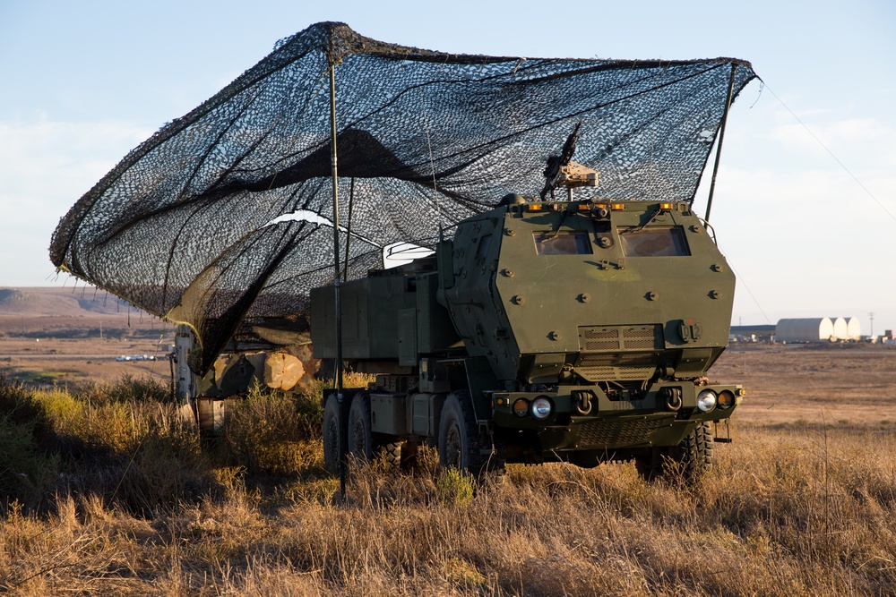 15th MEU Marines establish firing points with HIMARS