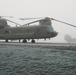 Chinooks in fog