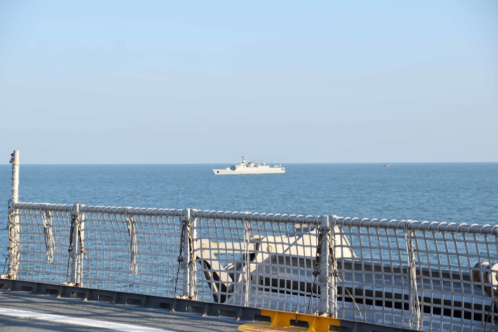 U.S., Bangladesh navies meet in the Bay of Bengal during CARAT Bangladesh 2020