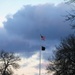 American Flag and Fort McCoy