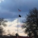 American Flag and Fort McCoy