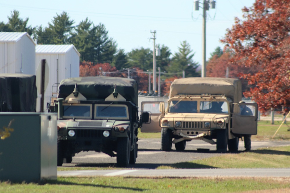 October 2020 training operations at Fort McCoy