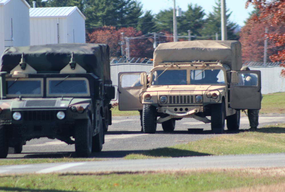 October 2020 training operations at Fort McCoy