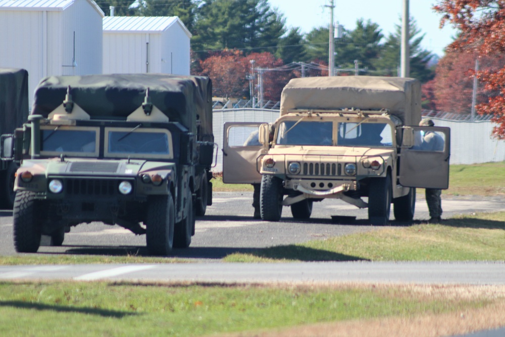 October 2020 training operations at Fort McCoy