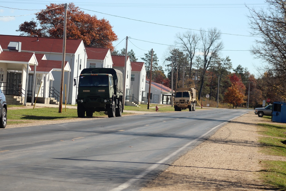 October 2020 training operations at Fort McCoy