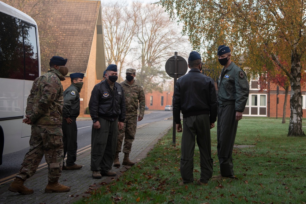 USAFE director of operations visits RAF Mildenhall