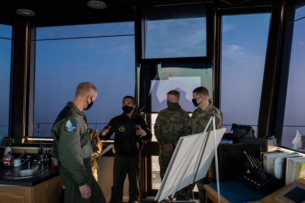 USAFE director of operations visits RAF Mildenhall