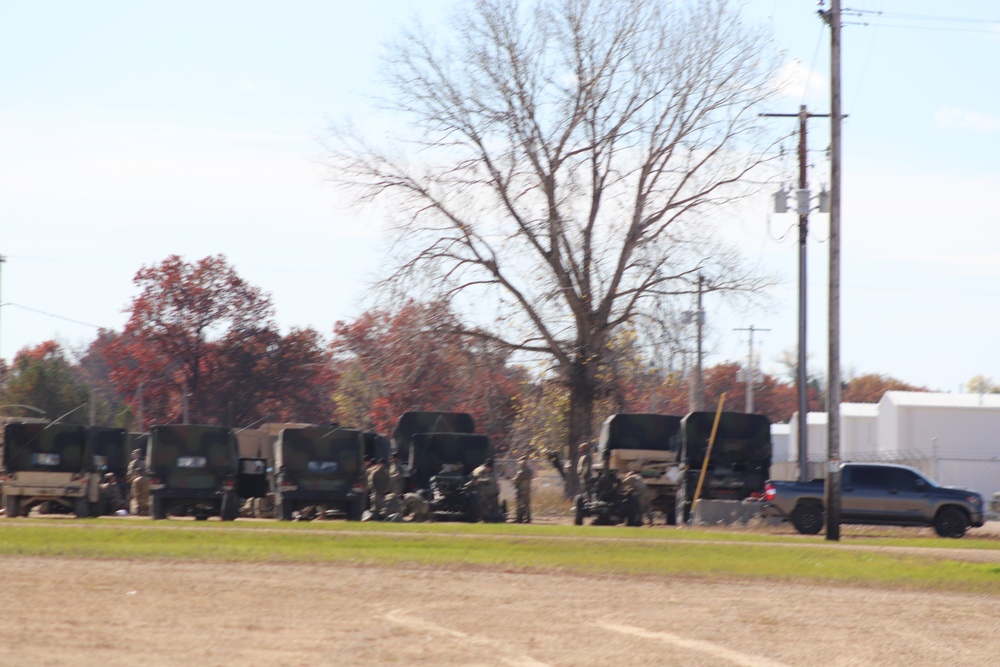 October 2020 training operations at Fort McCoy