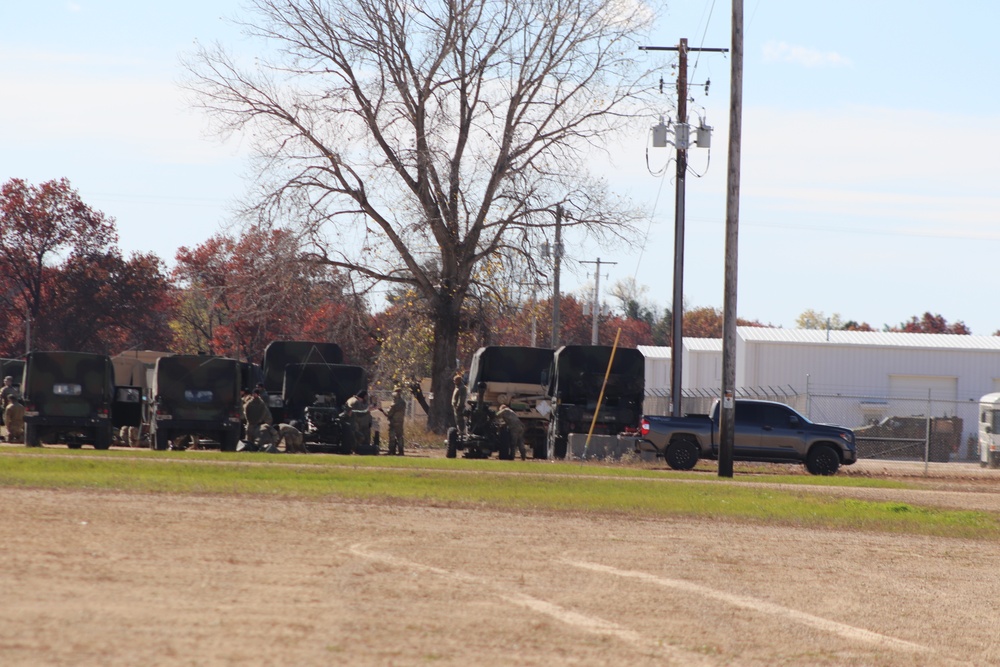 October 2020 training operations at Fort McCoy