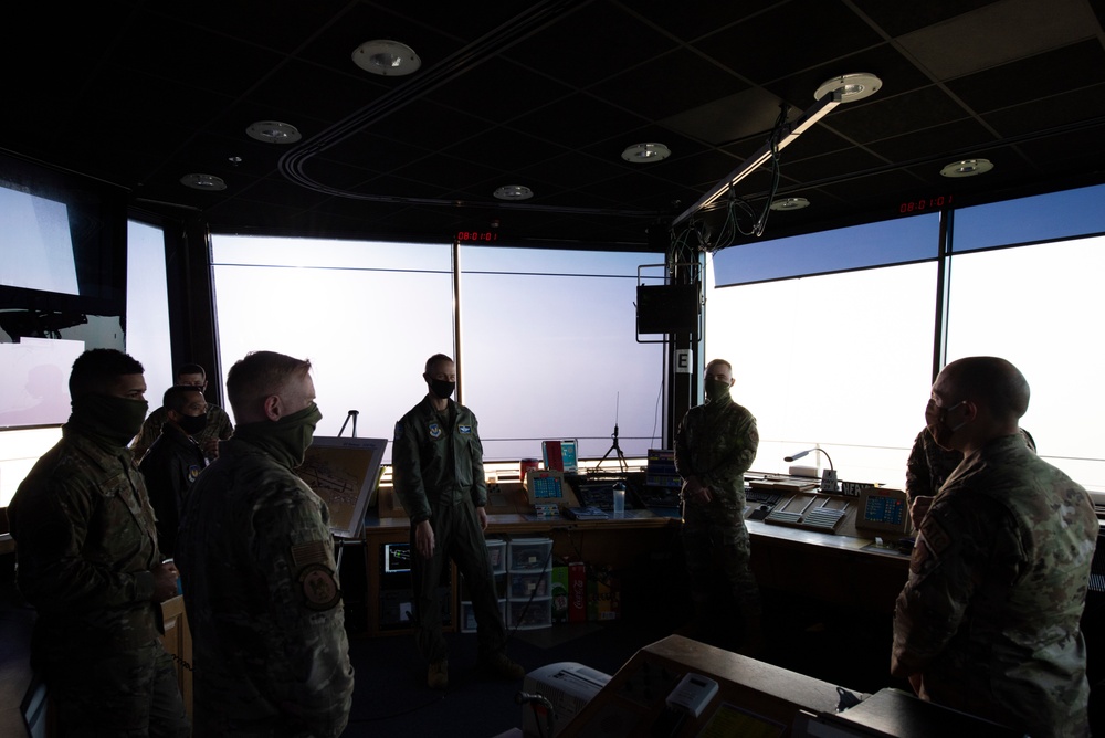 USAFE director of operations visits RAF Mildenhall