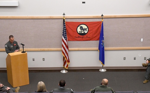 Howard takes command of 110th Bomb Squadron