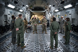 USTRANSCOM Commander thanks 711th Human Performance Wing efforts to safely transport infectious patients around the world