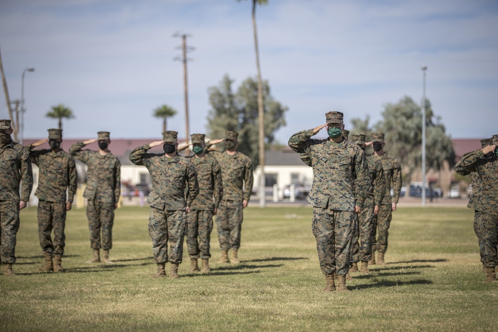 MCAS Yuma Cuts the Cake for 245th Birthday