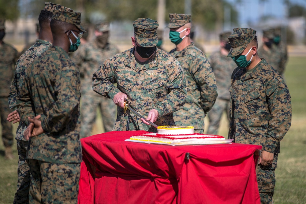 MCAS Yuma Cuts the Cake for 245th Birthday