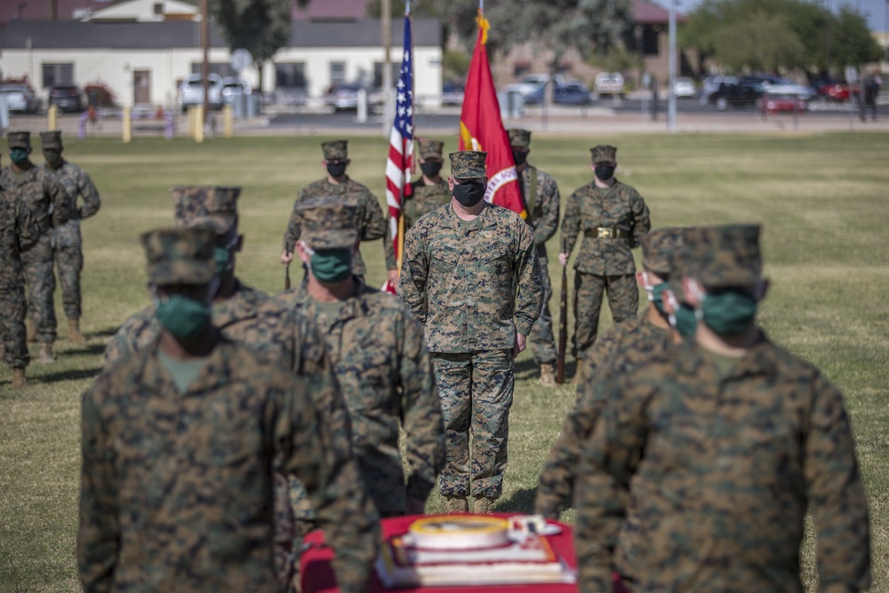 MCAS Yuma Cuts the Cake for 245th Birthday