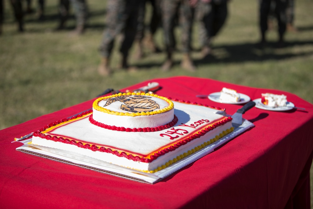 MCAS Yuma Cuts the Cake for 245th Birthday