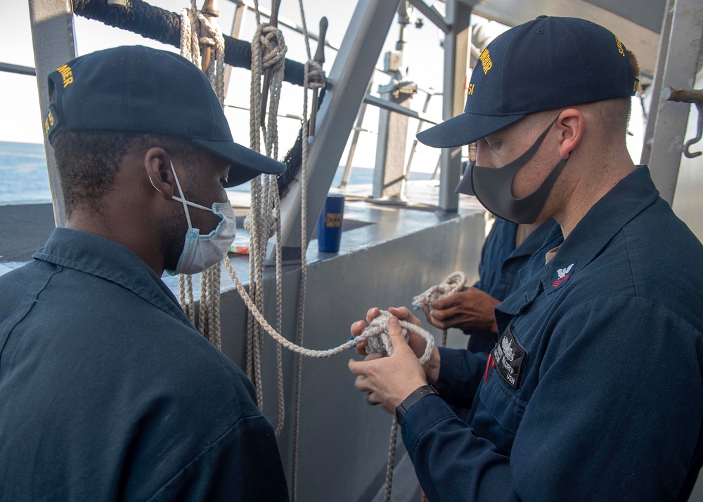 USS Curtis Wilbur Daily Operations