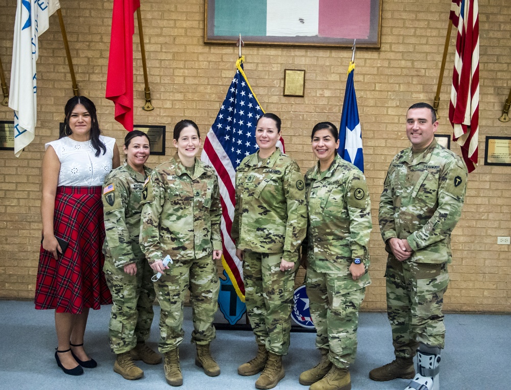 Promotion and change of responsibility ceremony of 1SG Tanya Murray