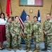 Promotion and change of responsibility ceremony of 1SG Tanya Murray