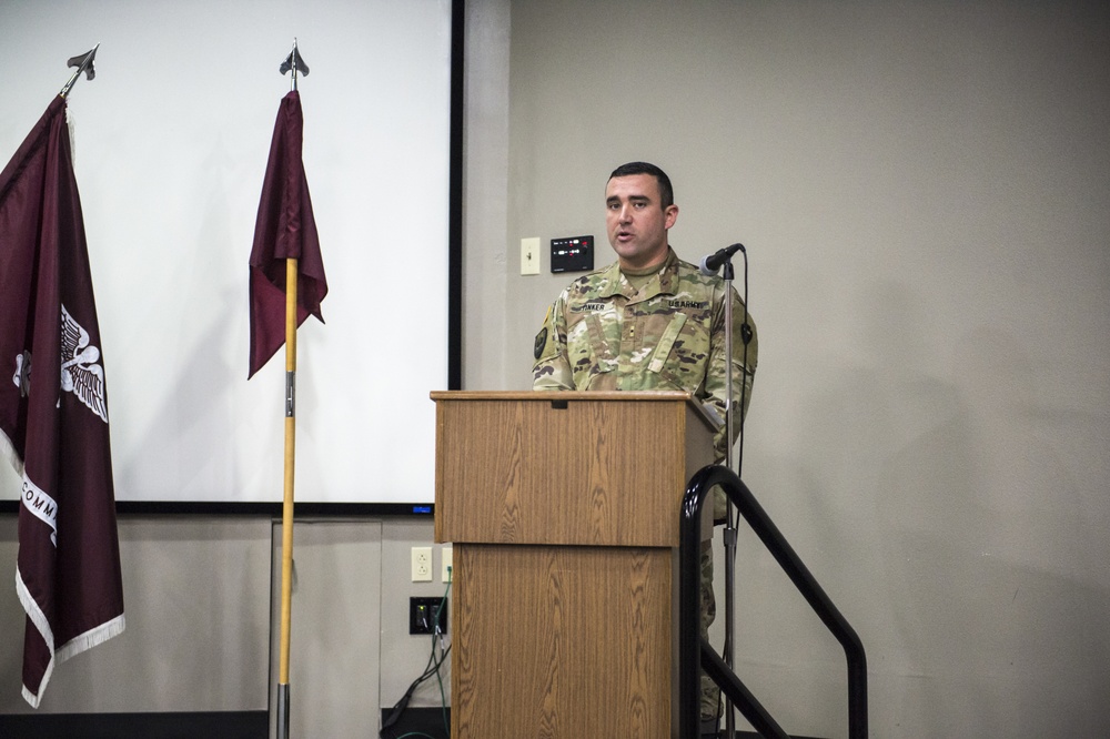 Promotion and change of responsibility ceremony of 1SG Tanya Murray