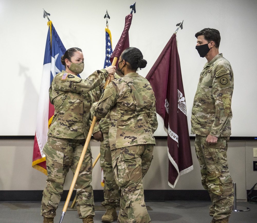 Promotion and change of responsibility ceremony of 1SG Tanya Murray