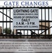 Lightning Gate re-opening