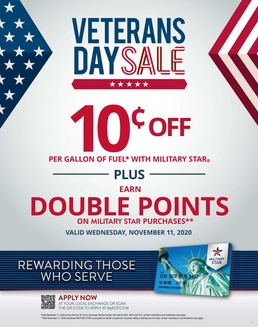 Exchange Celebrates Veterans Day with Special MILITARY STAR Offers