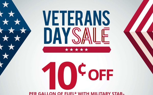 Exchange Celebrates Veterans Day with Special MILITARY STAR Offers