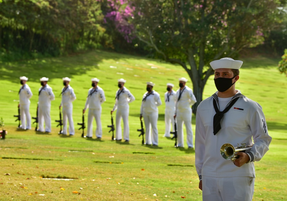 Funeral for USS Oklahoma sailor accounted for from WWII – PO2 James M. Flanagan