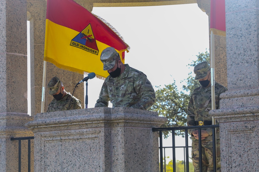 1AD Torch Week Wreath Laying 2020