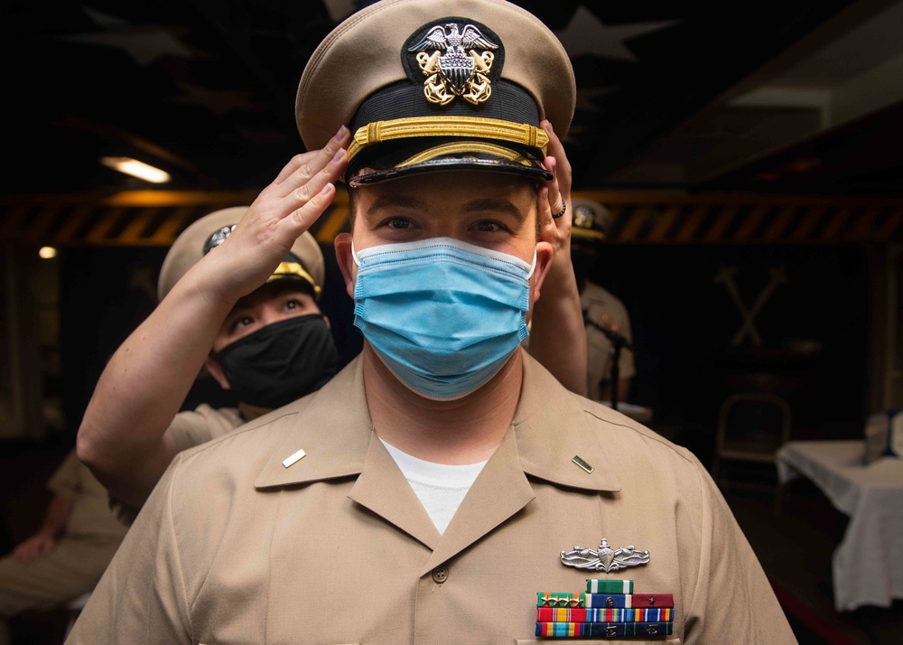 Sailor recieves cover