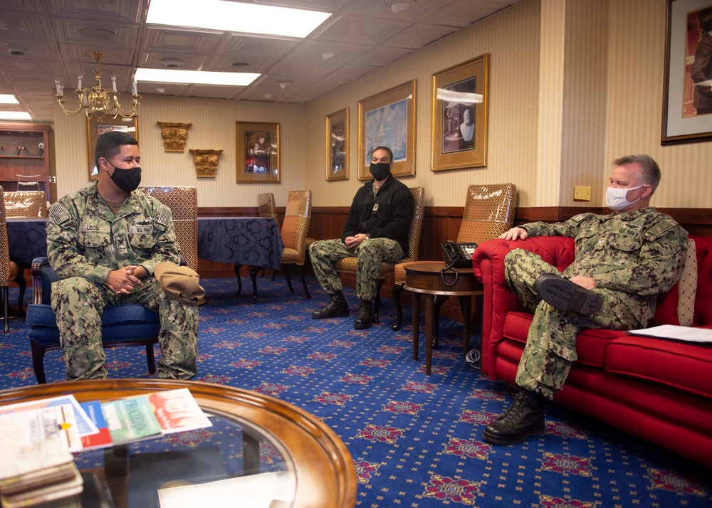 Sailors speak about Warfighter of the Week