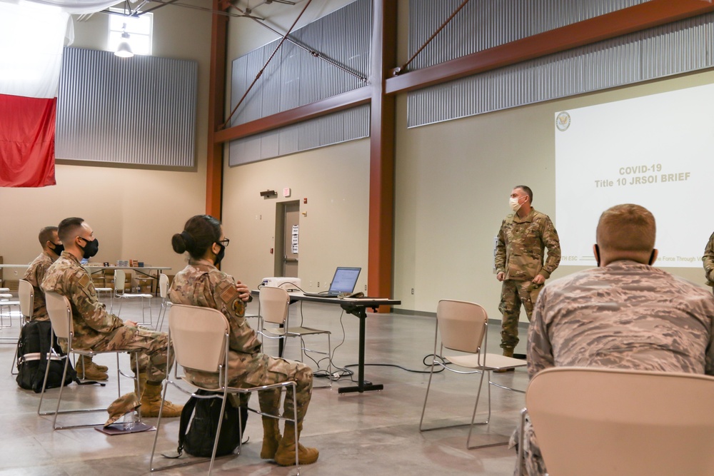 Service members conduct JRSOI in Texas to support El Paso hospitals