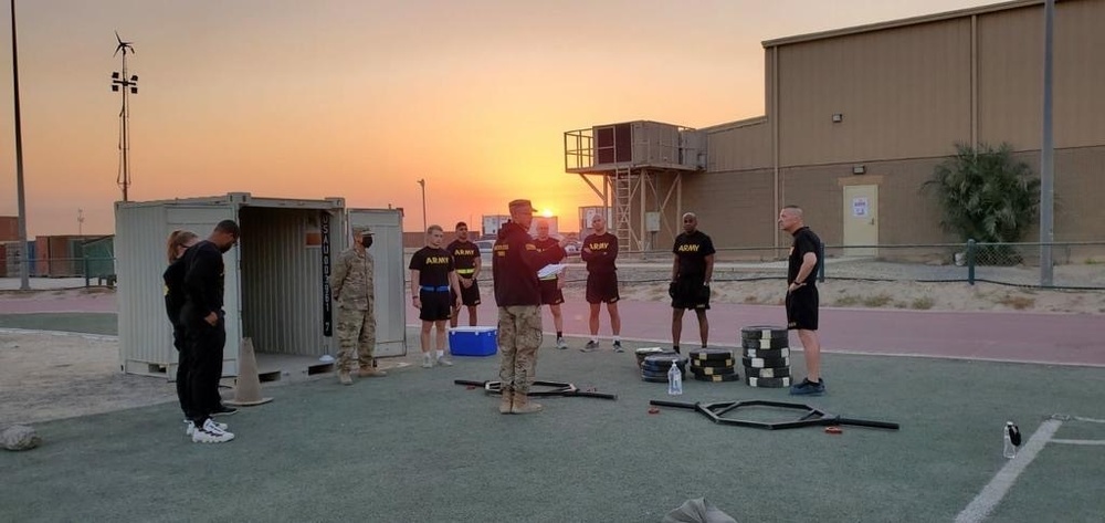 Senior Enlisted Leader for Task Force Spartan Talks ACFT Preparedness
